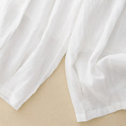 Buddha Stones Casual Loose Double Layer 7-8 Length Cropped Pants Women's Pants With Pockets - image 14