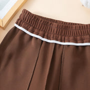 Buddha Stones Women's Plain High Waist Design Wide Leg Cotton Pants With Pockets - image 3