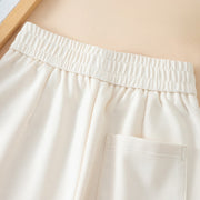 Buddha Stones Women's Plain High Waist Design Wide Leg Cotton Pants With Pockets - image 9