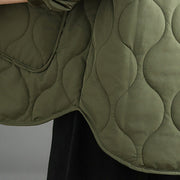 Buddha Stones Women's Casual Plain Zipper Design Cotton Jacket With Pockets - image 10