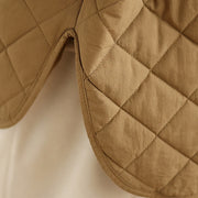 Buddha Stones Women's Casual Plain Buttons Design Cotton Thermal Diamond-quilted Jacket With Pockets - image 10