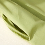 Buddha Stones Causal Commute Plain Buttons Design Lapel Cotton Midi Dress With Pockets - image 7