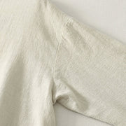 Buddha Stones Spring Vintage Diagonal Closure Frog Buttons Design Cotton Midi Dress - image 12