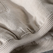 Buddha Stones Casual Solid Color Ribbed Hem Long Sleeve Men's Cotton Linen Shirt With Pockets  - image 12