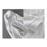 Buddha Stones Ribbed Hem Design Hoodie Men's Cotton Linen Jacket Shirt With Pockets - image 19
