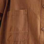 Buddha Stones Casual Plain Buttons Cotton Women's Shirt With Pockets - image 21