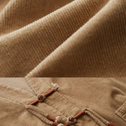 Buddha Stones Retro Women's Cotton Corduroy Jacket With Pockets - image 9