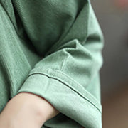 Buddha Stones Retro Women's Cotton Corduroy Jacket With Pockets - image 15