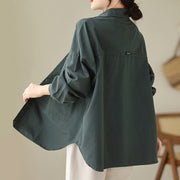 Buddha Stones Casual Solid Color Women's Jacket With Pockets - image 2