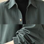 Buddha Stones Casual Solid Color Women's Jacket With Pockets - image 8