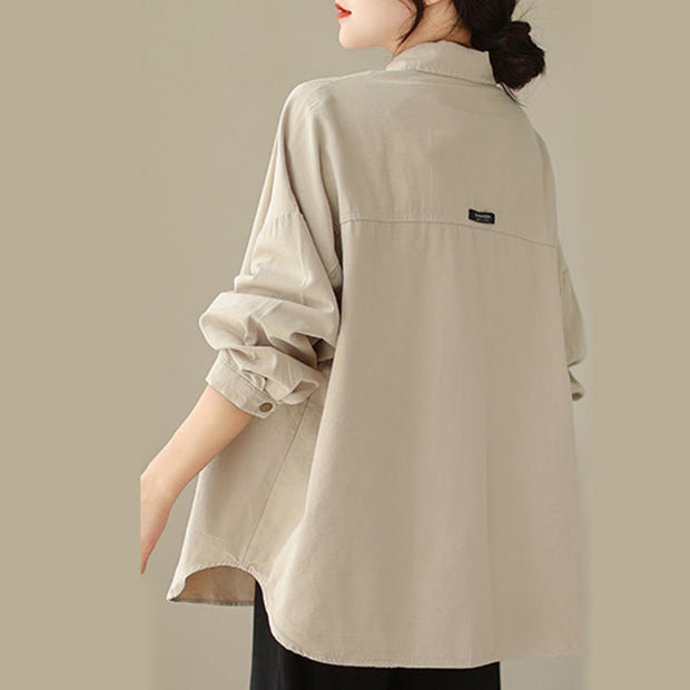 Buddha Stones Casual Solid Color Women's Jacket With Pockets - image 15