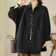 Buddha Stones Casual Solid Color Women's Jacket With Pockets - image 17