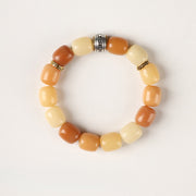 Buddha Stones Bodhi Seed Om Mani Padme Hum Lion Head Peace Bracelet - image 9
