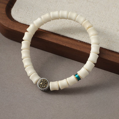 Buddha Stones Bodhi Seed Dragon Pattern Keep Away Evil Spirits Bracelet - Bodhi Seed(Wrist Circumference: 15-17cm) - image 1