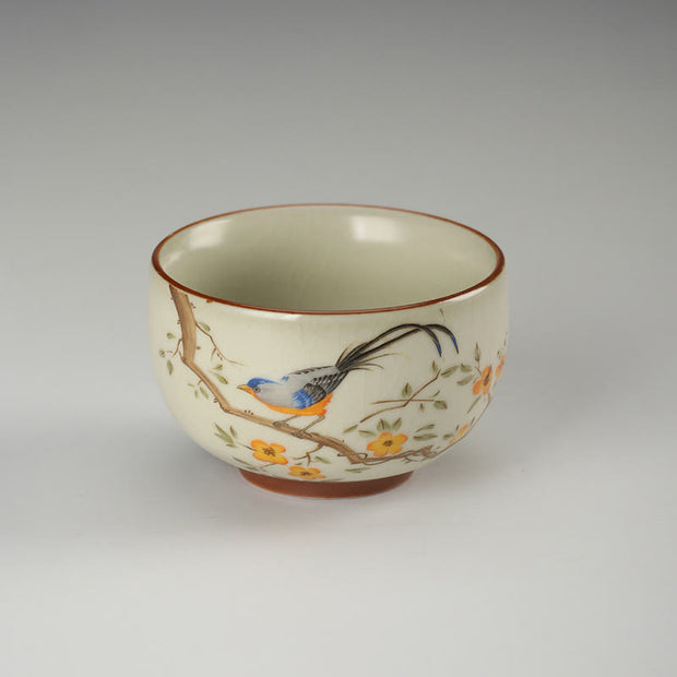Buddha Stones Bird On Branches Copper Coin Teacup Kung Fu Tea Cup - image 2