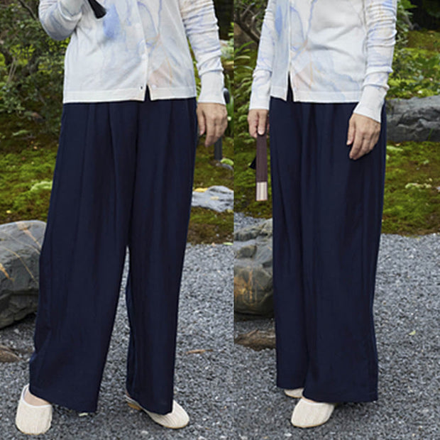 Buddha Stones Plain Ankle-Length Women's Pants With Pockets For Older Adults - image 31