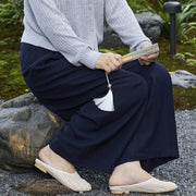 Buddha Stones Plain Ankle-Length Women's Pants With Pockets For Older Adults - image 29
