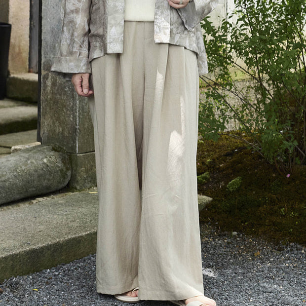 Buddha Stones Plain Ankle-Length Women's Pants With Pockets For Older Adults - image 3