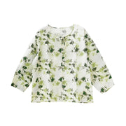 Buddha Stones Green Floral Leaves Lace-Up Buttons Long Sleeve Women's Shirt For Older Adults - image 6