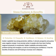 Buddha Stones 925 Sterling Silver Natural Golden Lepidolite Cat Prosperity Necklace Pendant - image 8