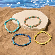 FREE Today: Anti-stress and Happiness Natural Colorful Emperor Stone Oval Square Beads Bracelet - image 14