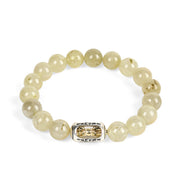 Buddha Stones Natural Citrine Om Mani Padme Hum Prosperity Bracelet - image 4