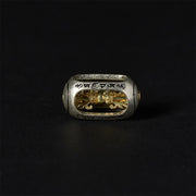 Buddha Stones Natural Citrine Om Mani Padme Hum Prosperity Bracelet - image 6