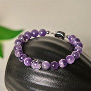 FREE Today: Balance and Relieves Stress Natural Amethyst Beads Buckle Bracelet - Amethyst & Silvery Buckle(Wrist Circumference: 14-16cm) - image 7