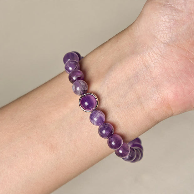 FREE Today: Balance and Relieves Stress Natural Amethyst Beads Buckle Bracelet - image 11