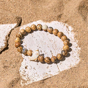Buddha Stones Natural Various Stones Dolphin Spiritual Balance Bracelet - image 1