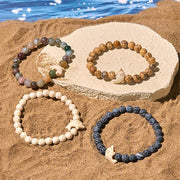 Buddha Stones Natural Various Stones Dolphin Spiritual Balance Bracelet - image 33