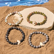 Buddha Stones Natural Various Stones Dolphin Spiritual Balance Bracelet - image 32