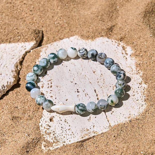 FREE Today: Positivity and Wisdom Natural Agate Stone Shark Bracelet - image 12