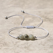 Buddha Stones Natural Labradorite Bead Rope Healing Bracelet - image 1