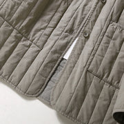 Buddha Stones Cord Design Quilting Women's Long Sleeve Cotton Hoodie Jacket With Pocket - image 13