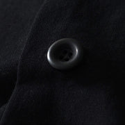 Buddha Stones Fall Solid Long Sleeve Buttons Down Men Cotton Shirt With Pockets - image 11