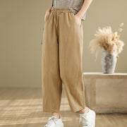 Buddha Stones Casual Elastic Waist Women's Polyester Harem Pants With Pockets - image 2