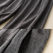 Buddha Stones Casual Textured Fabrics Women's Polyester Wide Leg Pants With Pockets - image 8