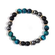 Buddha Stones Natural Blue Tiger Eye Beads Balance Bracelet - image 2