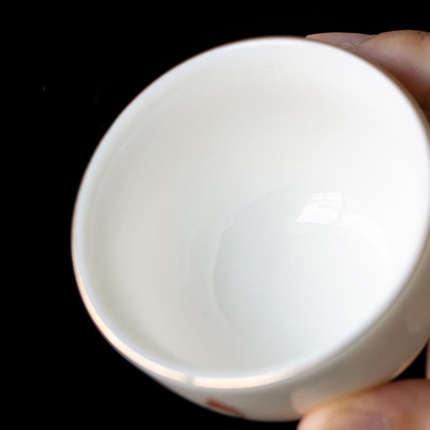 Buddha Stones Koi Fish Teacup Kung Fu Tea Cup - image 8