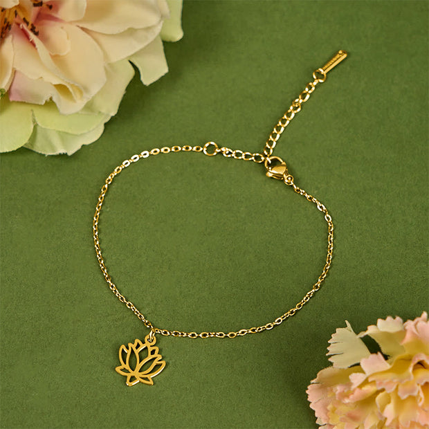 FREE Today: Enlightenment and Balance Lotus Pattern Titanium Steel Bracelet - image 10