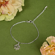 FREE Today: Enlightenment and Balance Lotus Pattern Titanium Steel Bracelet - image 1