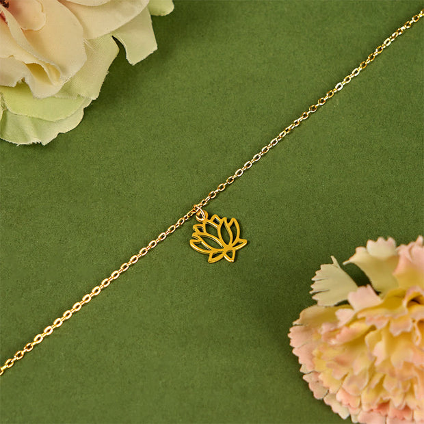 FREE Today: Enlightenment and Balance Lotus Pattern Titanium Steel Bracelet - image 11