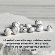 Buddha Stones 925 Sterling Silver Lotus Design Natural White Turquoise Wealth Bracelet - image 15