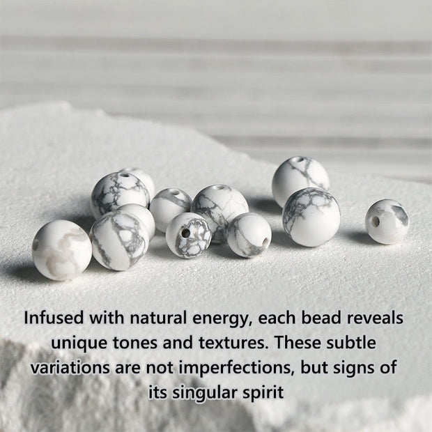 Buddha Stones 925 Sterling Silver Lotus Design Natural White Turquoise Wealth Bracelet - image 15