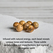 Buddha Stones Natural Black Onyx Picture Jasper Fortune Bracelet - image 7