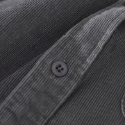 Buddha Stones Daily Plain Buttons Design Long Sleeve Men's Corduroy Pure Cotton Jacket With Pocket - image 8