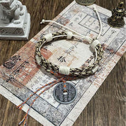 Buddha Stones Multi-layer Mountain Ghosts Spend Money Colorful Rope Braided Bracelet  - Grey Mountain Ghosts Spend Money(Wrist Circumference: 15-19cm) - image 3