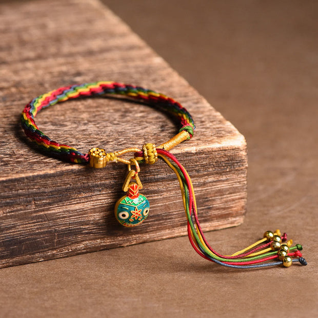 FREE Today: Luck Faith Tibet Gold Swallowing Beast Family Luck Knot Braid Colorful String Bracelet - Gold Swallowing Beast Dad(Wrist Circumference: 15-23cm) - image 9