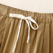 Buddha Stones Casual Rope Women's Cotton Polyester Pants With Pockets - image 3